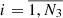 $ i = \overline{{1,N_{3} }} $