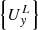$ \left\{ {U_{y}^{L} } \right\} $