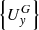 $ \left\{ {U_{y}^{G} } \right\} $