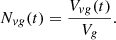 $${N_{vg}}(t) = {{{V_{vg}}(t)} \over {{V_g}}}.$$